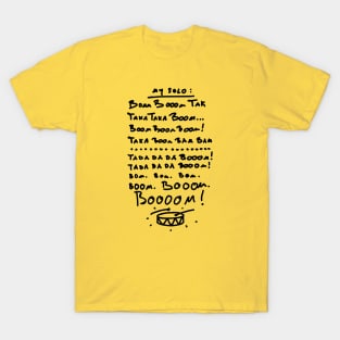 Cheat Sheet for Drummers T-Shirt